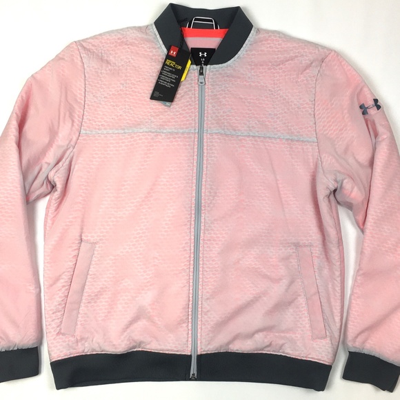 UA Coldgear Reactor Loose Bomber Jacket L sample‎ - Picture 1 of 8